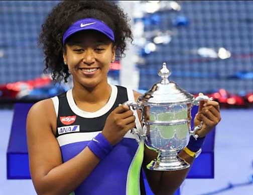 <p>For her strength on and off the court, Tennis Champion Naomi Osaka chosen as AP Female Athlete of the Year</p>