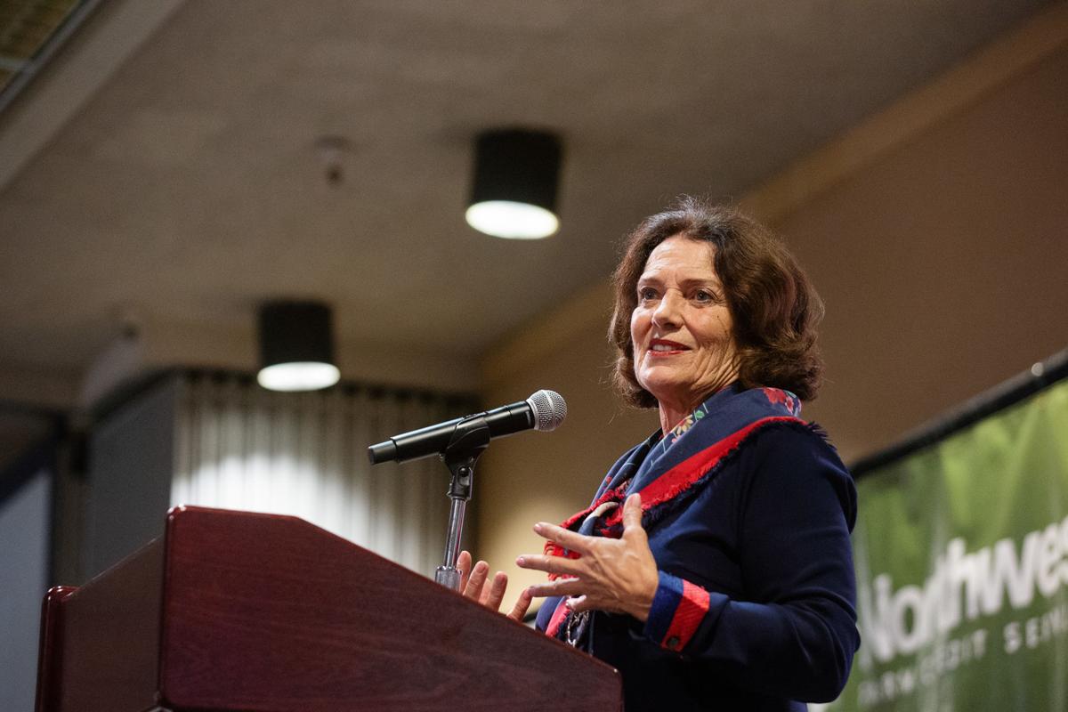 <p><strong>Margaret Trudeau receives rave reviews at YWCA </strong></p>
